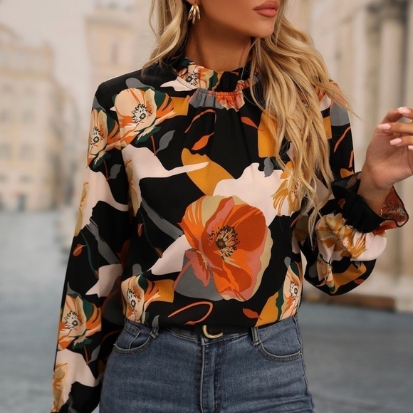 Beautiful Autumn 🍁🍁 Colors…Blouse - Picture 4 of 5